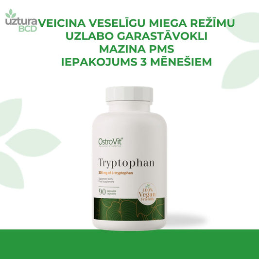 triptofāns - dabiska amoniskābe pret sliktu noskaņojumu, veselīgam miegam